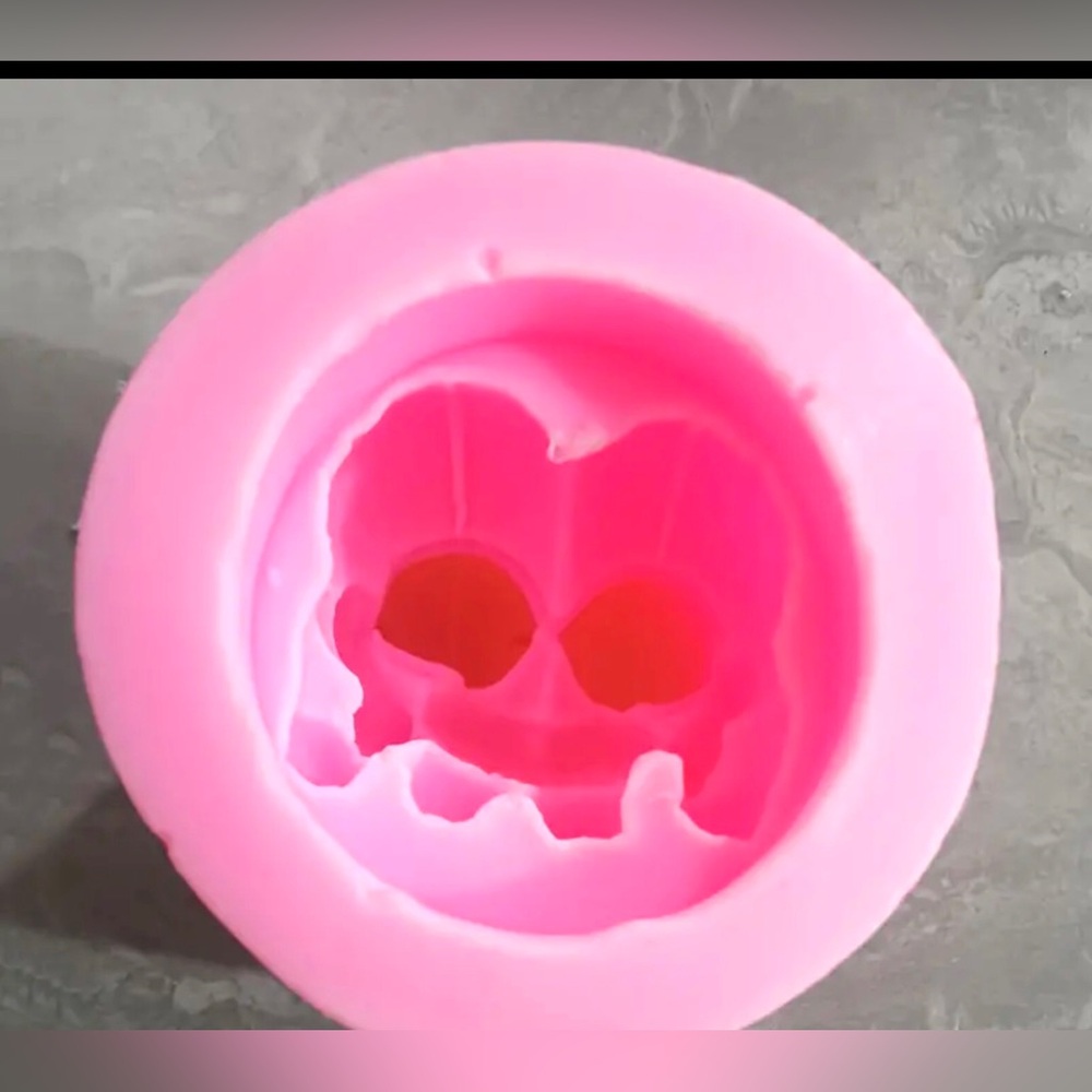 3D bear candle silicone mold. New